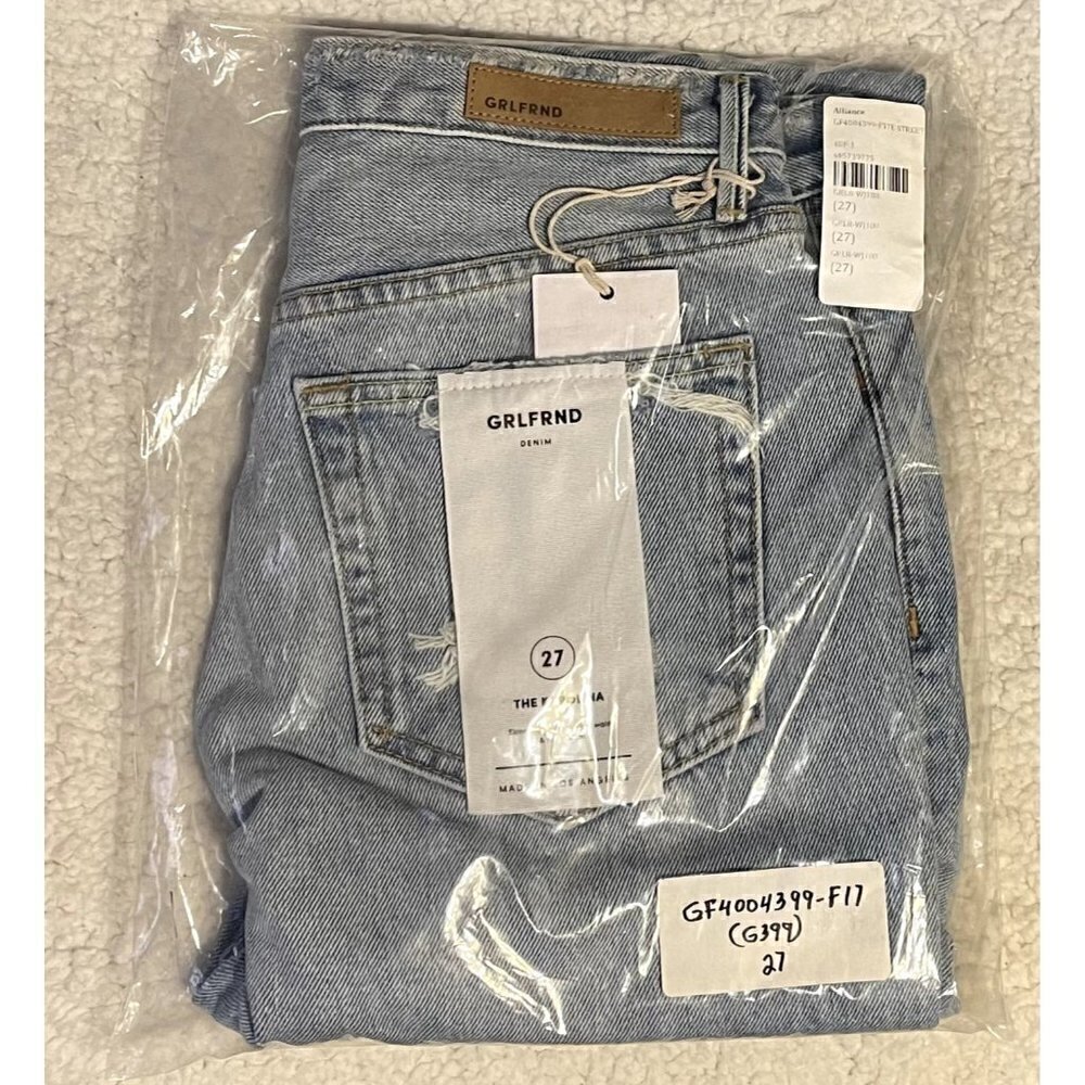 🎉HP🎉 GRLFRND x Revolve Karolina High-Rise E Street Distressed Skinny Jean - 27 - Picture 9 of 11